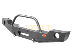 Передний силовой бампер серии Трофи на Jeep Wrangler JК 2007-2018, JL 2017- (02.206.01)