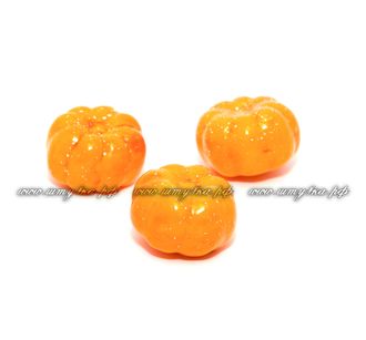 Тыква, d-35 мм, цена за 1 шт, цвет оранжевый