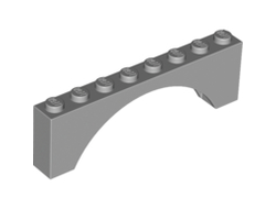 Arch 1 x 8 x 2, Light Bluish Gray (3308 / 4221589)