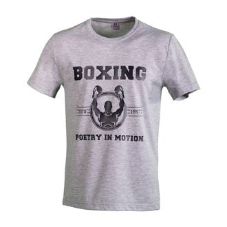 купить Футболка Boxing 1867 Grey хлопковая с логотипом