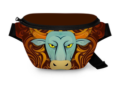 Поясная сумка с символикой "Быка" №6