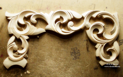 Резьба для рамы зеркала