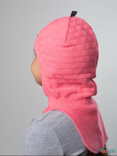 Шапка-шлем "Саша" 20201-02, цвет розовый, р. 48-50