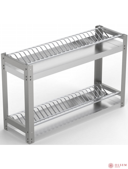 Стеллаж для сушки тарелок СКТ-2/870/280/550-с+