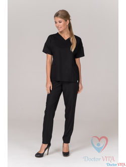 Брюки DR.SUPER "Stars" черные