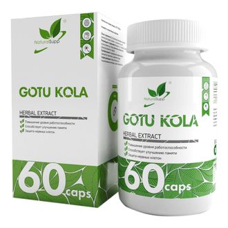 Готу Кола (Gotu kola), 60 кап. (NaturalSupp)