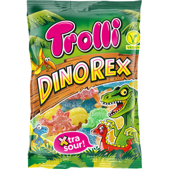 Trolli Мармелад "Dino Rex" супер кислые 200 г (18 шт)