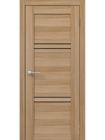 ТУЛЬСКИЕ ДВЕРИ. НЕАПОЛЬ 507. ДУБ ЗОЛОТОЙ/ LACOBEL BLACK