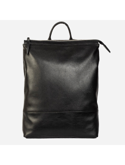 Рюкзак планшет Kokosina Черный из натуральной кожи