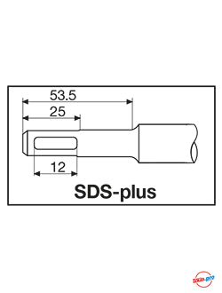Бур Milwaukee SDS-Plus RX4 6x110 мм 4932352011
