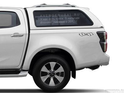 Кунг Alpha GSS с задней дверью на раме на Isuzu D-max нового поколения RG-01 2021-2022 года выпуска