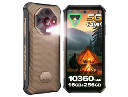 ULEFONE Смартфон Armor X16 Pro защищенный телефон Global 16/256 ГБ, хаки