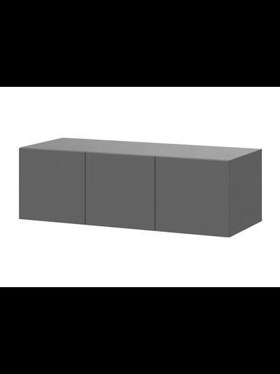 ШК 5 1200 шкаф трехстворчатый распашной с антресолью Графит