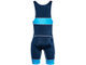 Трико борцовское для борьбы Asics Wrestling Suit 2084A001-0050 Navy темно-синее 157517 0050 сзади
