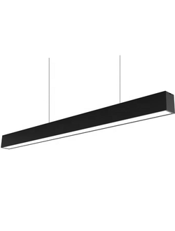Подвесной линейный светильник Черный 4000K 50W 220V 1500x60x70mm