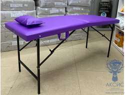 Кушетка складная 180/60 ноги лэшмейкер, фиолетовый яркий
