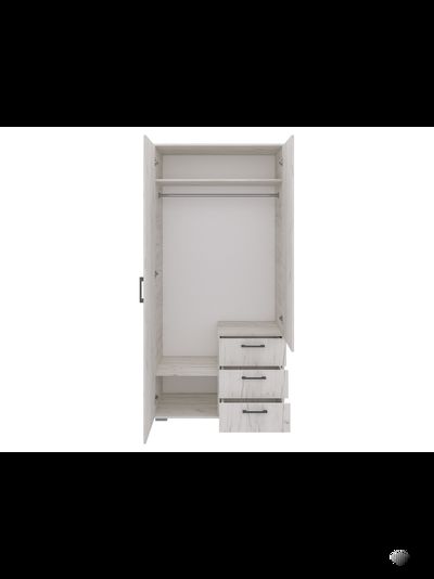 Шон-14 шкаф двухдверный распашной Белый