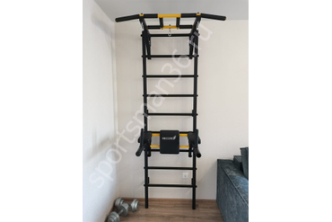 Шведская стенка Рекорд X2 с опорой на пол, цвет черный