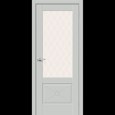 Прима-13.Ф2.0.0 Grey Matt White Сrystal