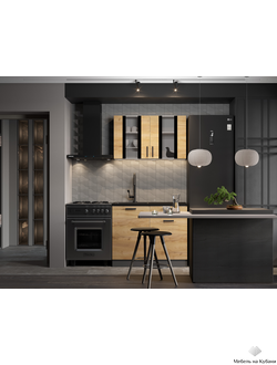 Абрау 1,0 м кухонный гарнитур Дуб золотой