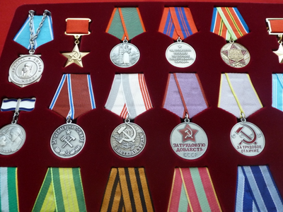 "Медали СССР в планшете" 2-я часть. Муляжи высокого качества!
