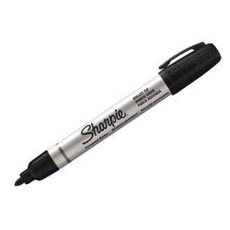 Маркер перманентный SHARPIE Metal Barrel, чёрный, 1,3 мм