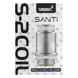 ИСПАРИТЕЛЬ SMOANT SANTI S-2 0.6 om (шт) (SMOANT SANTI/CHARON BABY PLUS)