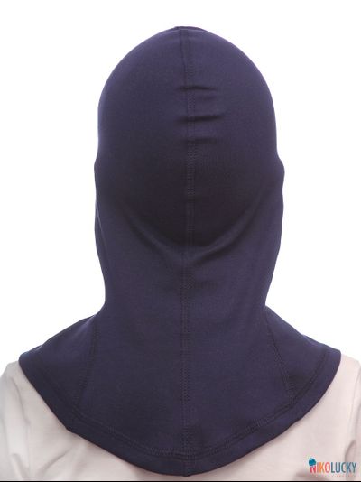 Шапка-шлем 23301-02 95%хлопок 5%лайкра, темно-синий 46-48