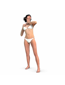 пляж Девушка в купальнике 100