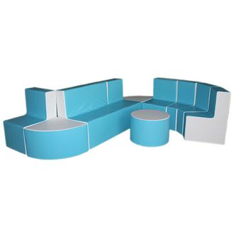«Василек»   комплект мягкой игровой мебели    объем 1,9 м3, вес 45 кг., 3 места