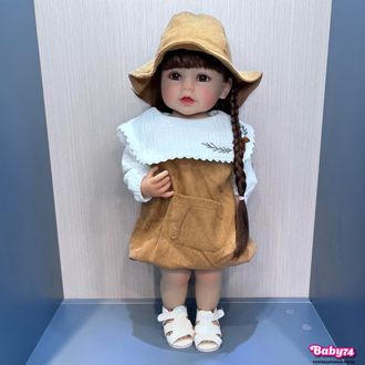 Кукла реборн — девочка  "Лера" 55 см