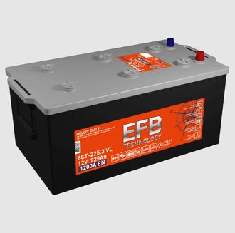 TITAN EFB 225Ah 1200A Виброустойчивая