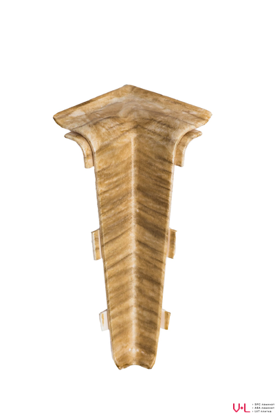 Угол внутренний пластиковый Arbiton Indo 42 Sand Oak, комплект 2 шт