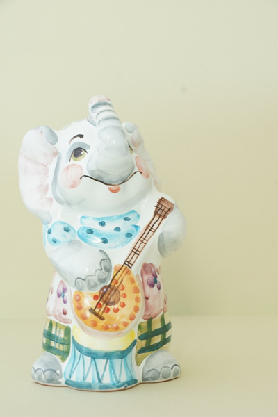 Слоник с мандолиной (колокольчик)