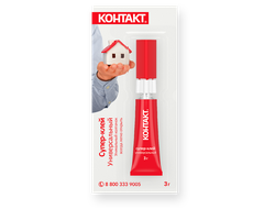 СУПЕРКЛЕЙ КОНТАКТ 3 ГР