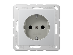 Jung EP1420AL ECO profi, Розетка, 16А, 230В, алюминий