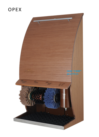 Машина для чистки обуви «Роял Дизайн Дерево/Royal Design Wood» Эко Лайн
