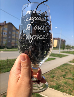 Бокал под пиво "Не верьте"
