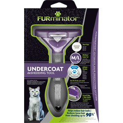Фурминатор FURminator M/L для больших кошек c короткой шерстью