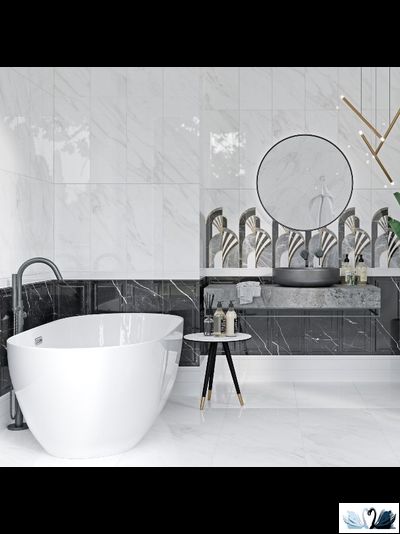 Плитка настенная Gracia Ceramica Celia white wall 01 25 х 60 см мрамор