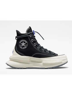 Кеды Converse Run Legacy CX Utility черные высокие на платформе A05015C