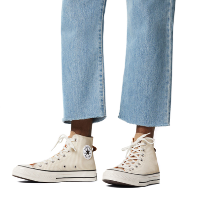 Converse with stripes top