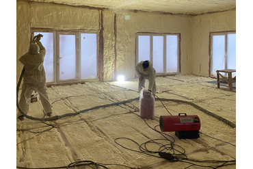 Утепление каркасного дома пенополиуретаном в поселке Малиновка