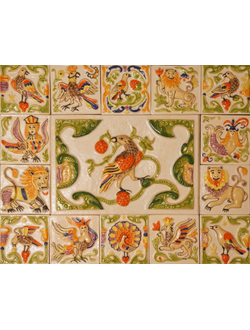 Рождение Вселенной (изразцовая плитка)