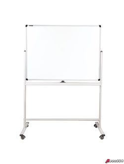 Доска магнитно-маркерная НА СТЕНДЕ 90×120 см, 2-сторонняя, ГАРАНТИЯ 10 ЛЕТ, BRAUBERG Premium. 236851