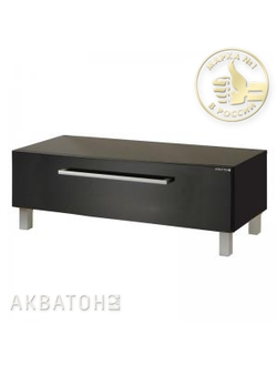 АКВАТОН. Комод с ящиком "Мадрид 100 М" 1279-3.95 черный глянец