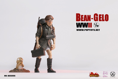 Немец "Трус" Ганс - Коллекционная фигурка 1/12 scale Bean Gelo Series Hans (BGS006) -  POPTOYS