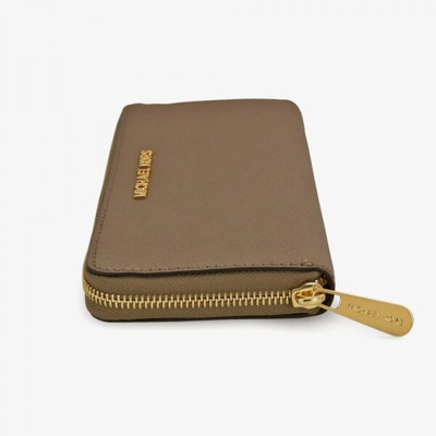 Кошелёк Michael Kors Jet Set Travel Saffiano Leather Continental Dark Dune