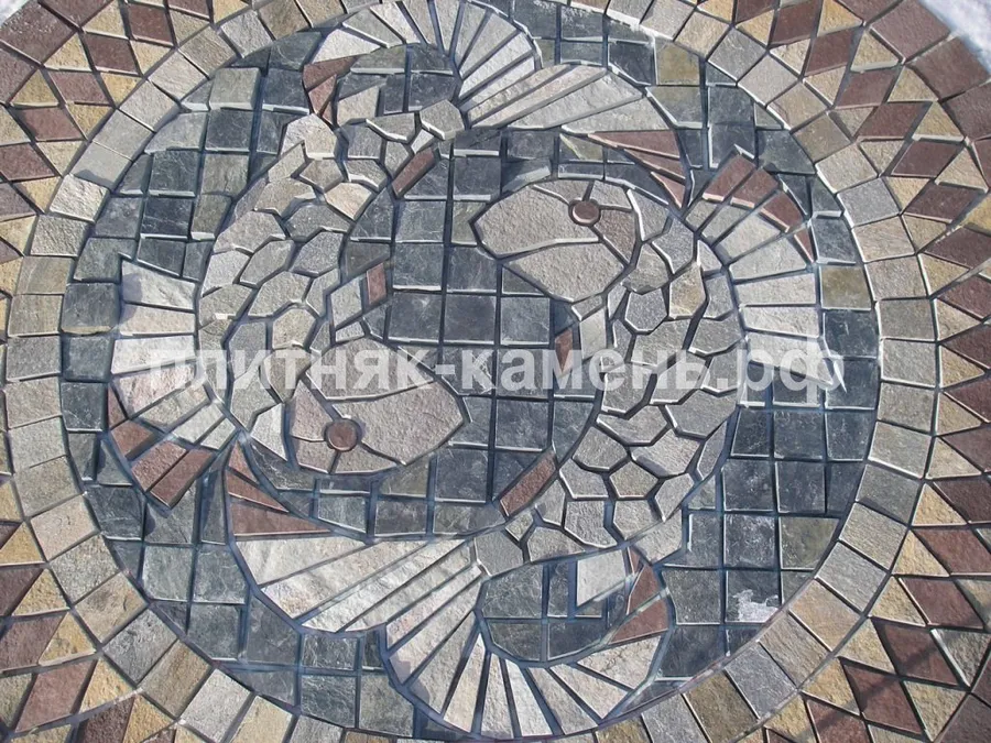 каменные ковры из натурального камня