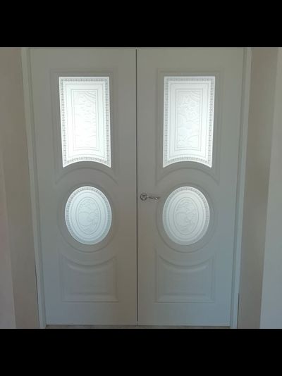 БОГЕМА/ БЕЛАЯ ЭМАЛЬ, ПОЛОТНО ОСТЕКЛЕННОЕ/ УЗОР 2